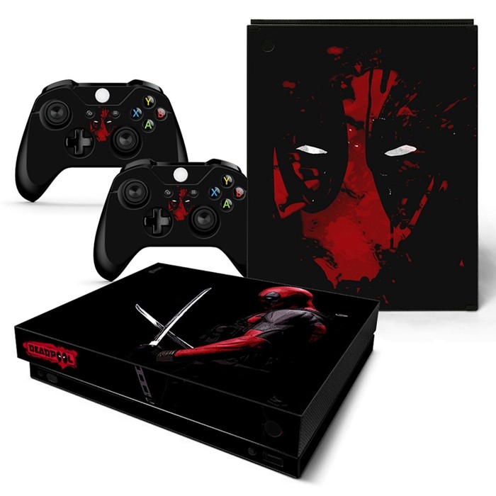 Xbox One X stickers xboxonex handle pain stickers Deadpool body color film