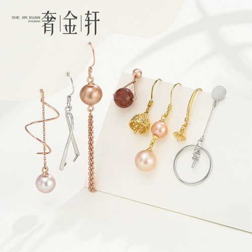 Серьги, аксессуар из жемчуга с кисточками, японские и корейские, простой и элегантный дизайн