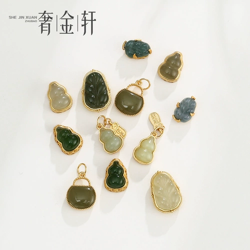 Натуральная инкрустация камня, яшма из нефрита, аксессуары, ручка, бусины, аксессуар, серебро 925 пробы, DIY