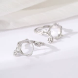 Ретро обручальное кольцо из воскового агата, серебро 925 пробы, серебро 925 пробы