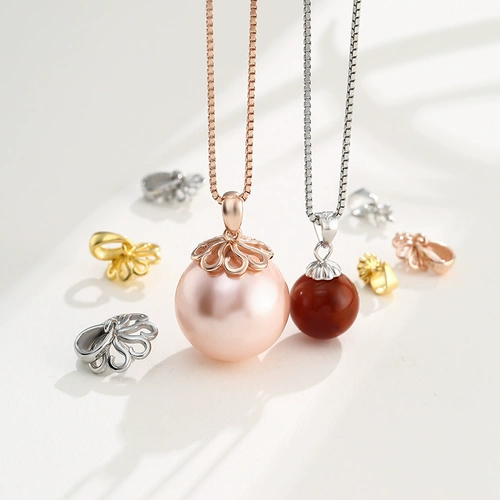 Застежка, подвеска из нефрита, игла для бисера из воскового агата, серебро 925 пробы, DIY, золото 750 пробы