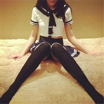 Emotional Clothing Uniform Tempting JK Uniform Nightclub Day Department Clear Cute Cosply Dew Waist Sailor Suit Women Suit