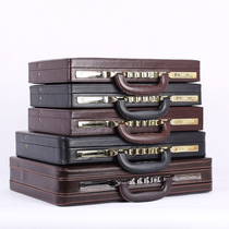 Ultra-thin portable password men's document luggage retro cash box file box computer box multi-function tool instrument box