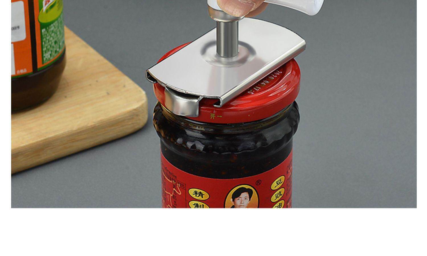 Консервный нож 【下单立减50】不锈钢开瓶器开罐器厨房实用小工具多功能拧盖器zc