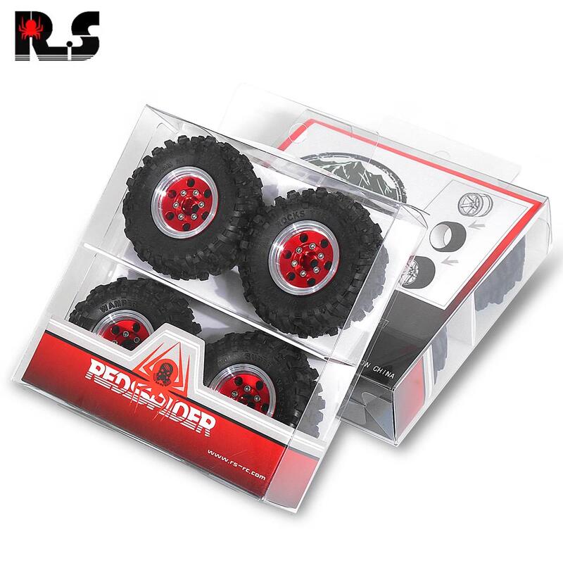 Rs Red Spider Fms 1/24 Fcx24 Camel Trophy Land Rover Defender Wadeton Metal Wheel Hub + Tire R176