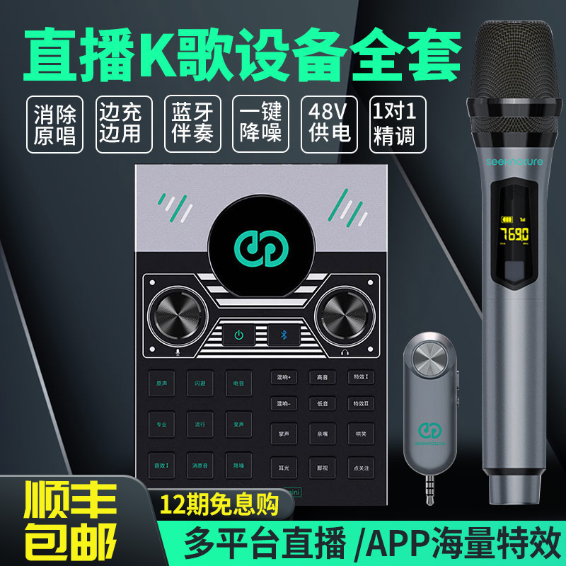 Senran U10 Wireless Microphone U Segment with Receiver FM Stage Professional Home ktv Special Mobile Phone Sound Card K Song Microphone Singing Outdoor Audio Host Conference Karaoke Performance Universal