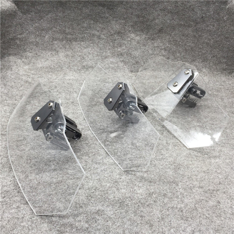 Motorcycle modified heightened small windshield heightened small