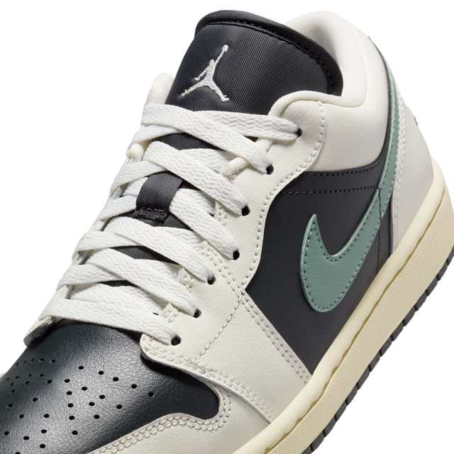 Jordan official Nike Jordan AJ1 sneakers ເກີບກິລາແມ່ຍິງຕ່ໍາເທິງ cushioning olive black clever DC0774