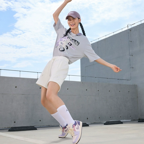 Nike, Air Jordan 1, кроссовки, низкая комфортная спортивная обувь с амортизацией