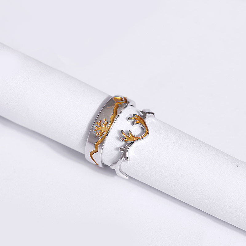 Bague mixte en Argenterie - Ref 3088737 Image 5