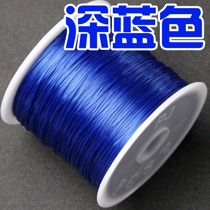 Đeo Vòng tay Dây đàn hồi Dây đàn hồi Dây cao su Dây đeo hạt Vòng tay Dây chuyền DIY Dây tóc tinh thể Dây đính cườm - Vòng đeo tay Clasp vòng tay nam vàng