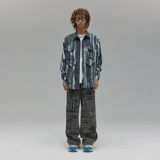 Осенние прямые свободные джинсы, штаны-клёш, штаны, в американском стиле