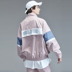 Guuka Tide hồng Multi-Pocket áo gió nam bông Teen Hip-Hop Stitchsports Workwear Jacket Loose 