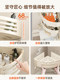 French Ziwoo Cream-Style Bathroom Storage Rack Triangle Basket No-Drill Wall-Mounted Storage Rack for Bathroom