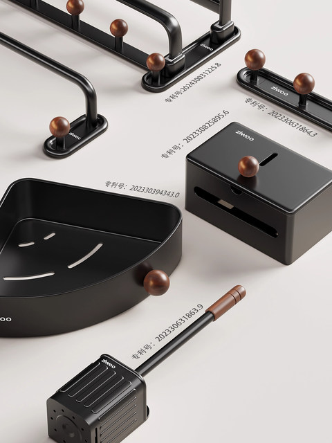 French Ziwoo Vintage-Style Bathroom Shelf, No-Drill Triangular Basket, Wall-Mounted Storage Corner Shelf for Bathroom