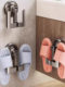 French Imported Ziwoo Suction Cup Bathroom Slipper Hanger Without Punching Wall-Mounted Door Back Hook Bathroom Storage