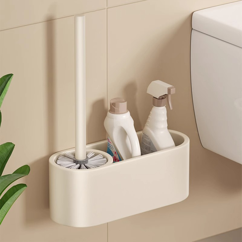 French Imported Ziwoo Toilet Brush Household No Dead Corner Storage Rack Wall-Mounted Toilet Brush Cleaning Artifact French Imported Ziwoo Toilet Brush Household No Dead Corner Storage Rack Wall-Mounted Toilet Brush Cleaning Artifact