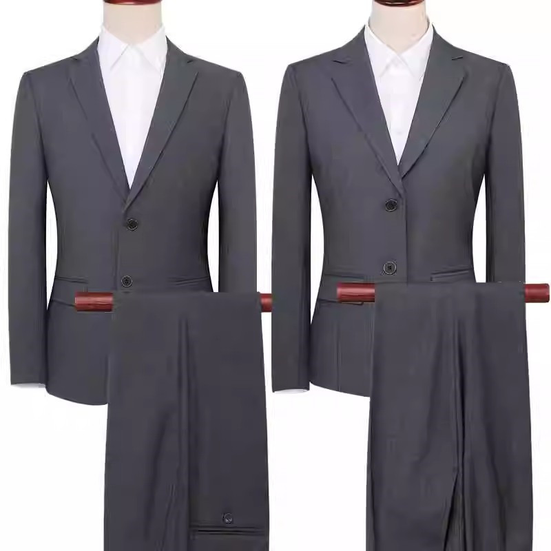 Byd 4S Store New Style Suit Ocean Network Dark Gray Work Clothes Men's and Women's Suit Jacket Sales Workwear Suit Pants