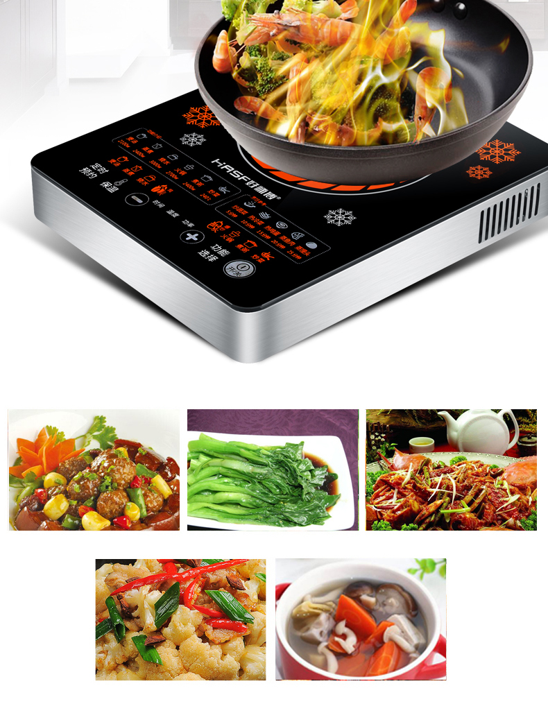bếp hồng ngoại đôi âm Bếp điện từ công suất cao 3500W dành cho người tiêu dùng và thương mại bếp điện từ canzy