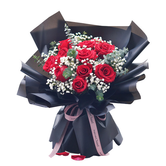 Luoyang Flower Express intra-city delivery Mother's Day Carnation Confession Rose Bouquet Birthday Xigong Flower Shop Flower Delivery