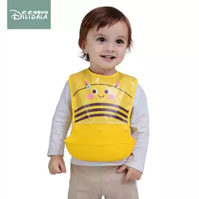 Waterproof disposable silicone baby baby eating bibs baby bibs super soft baby feeding pocket saliva towel