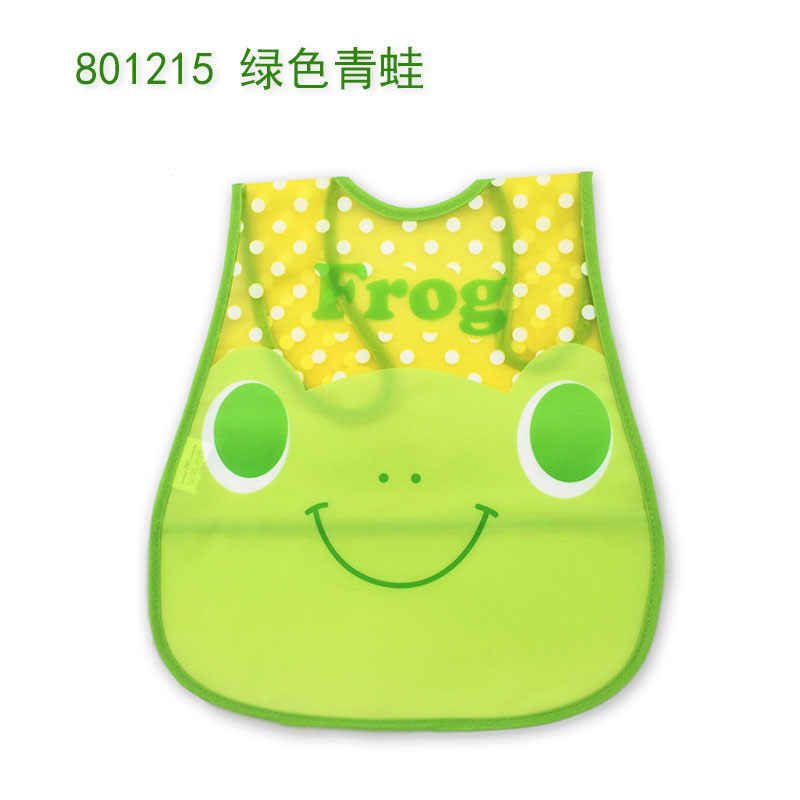 Baby waterproof smock bib sleeveless vest for eating with children's painting and anti-dirty