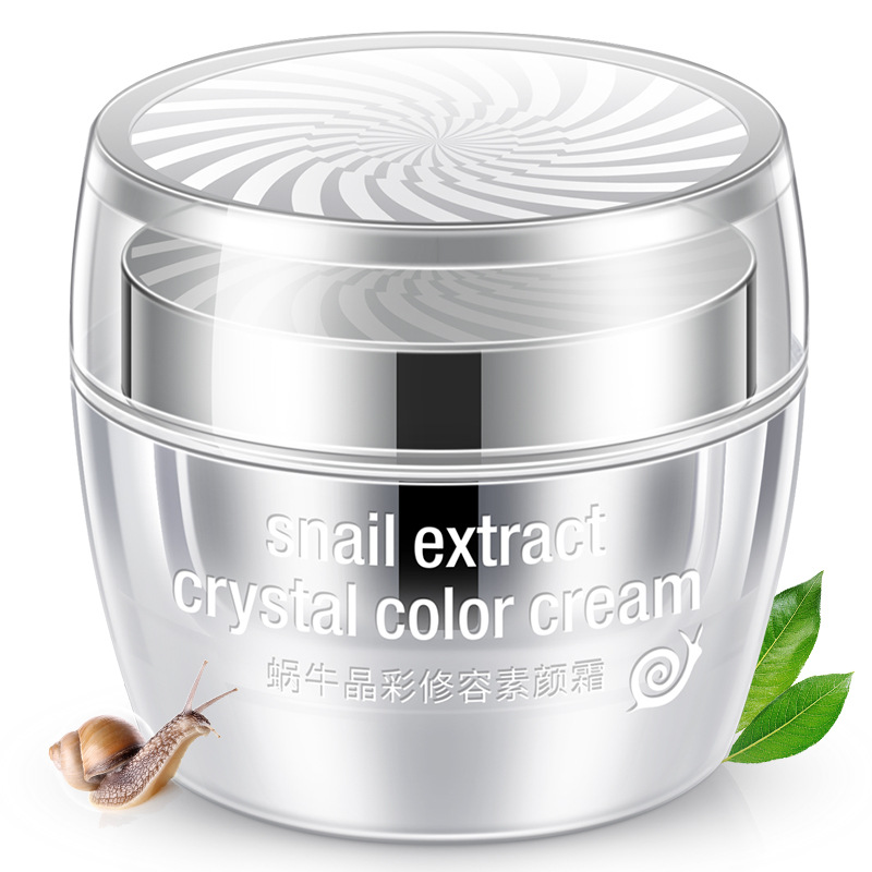 Han Chan Snail Crystal Color Facilitation Cream Concealer Moisturizing Moisturizing Isolation Cream Nourishing Soft Oil Control Skin Care Products