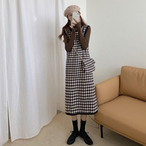 Autumn Clothing 2020 Light and luxurious Luxury Style Small Crowdbombing Street Temperament the Sister Light Cooked Wind Braces for Lioness Dress Children Autumn Winter