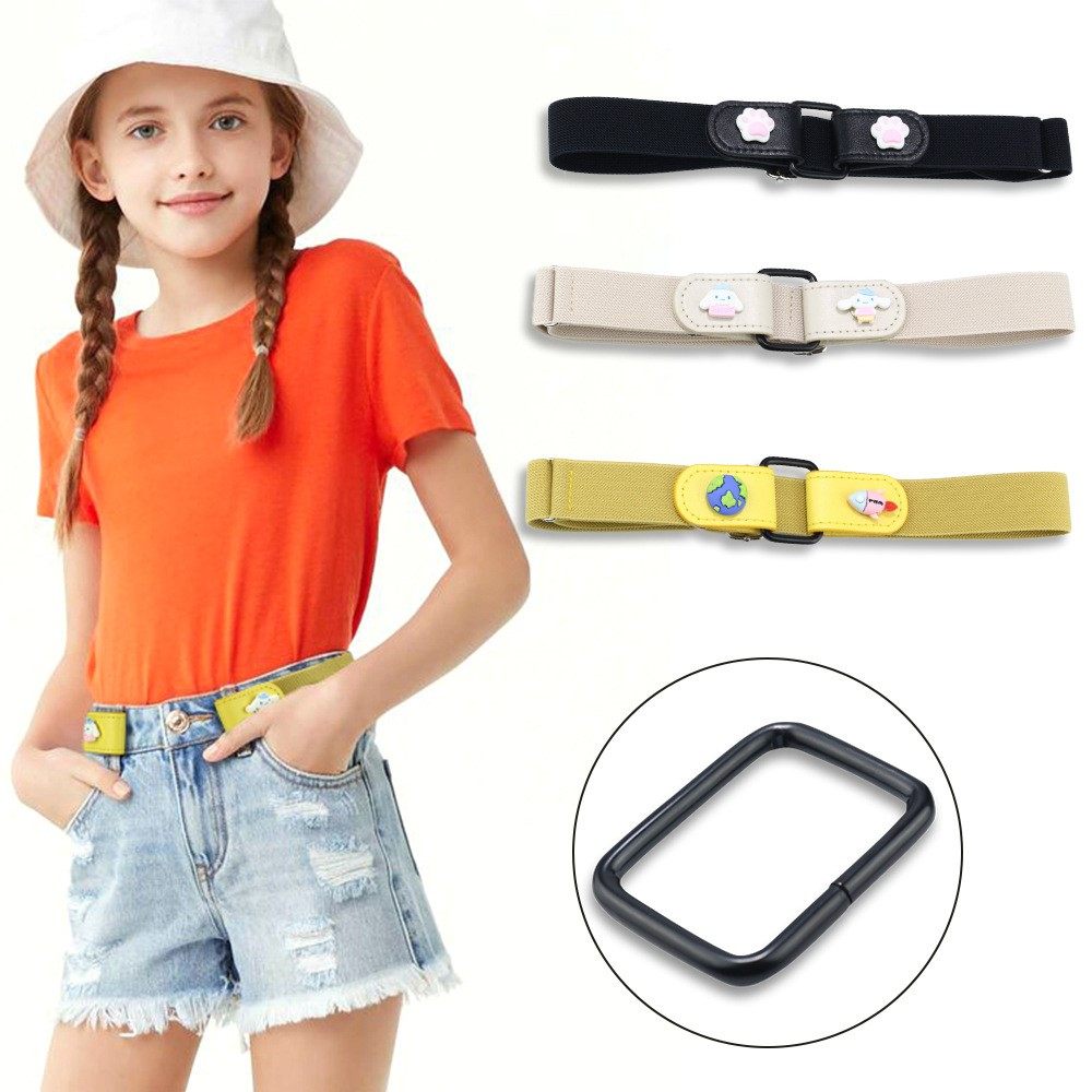 Children's belt boys and girls have elastic children's elastic lazy belt summer belt baby 2023 new