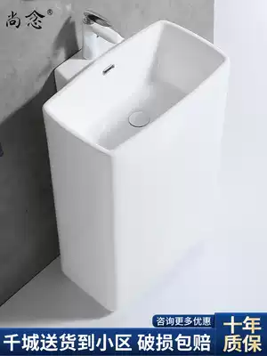 One column basin ceramic balcony extended Large Wash Basin rectangular dressing room