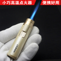 100 Honest Lighter Charge Pen Type Small Spray Fire Gun High Temperature Straight Flush Blue Fire Small Portable Windproof Ignitor