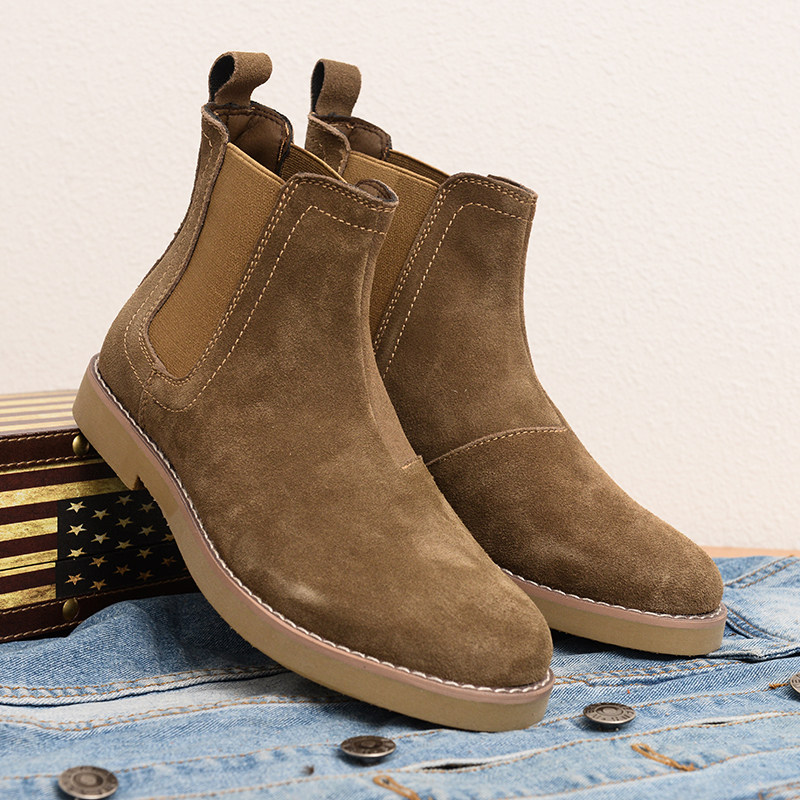 British wind Cheshir Short Boots Retro Boots Casual Boots Anti-Vertical Pie Martin Boots High-Utility Boots