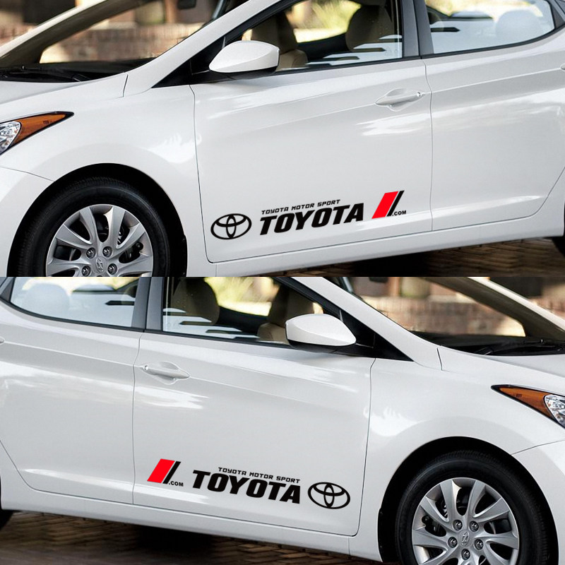 Apply ToyotaREIZ car sticker body decoration retrofit car sticker scratchback caravan CAMRYCorolla Reyling