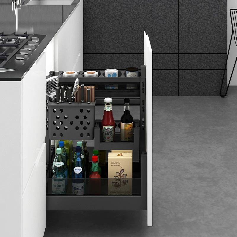 Корзина для хранения с ящиком в стиле Kitchentime серия Гарри Поттера полная алюминиевая приправная корзина