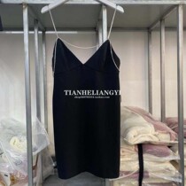 8741778URUC womens rhinestone inlaid Tube strap mini dress 08741778800