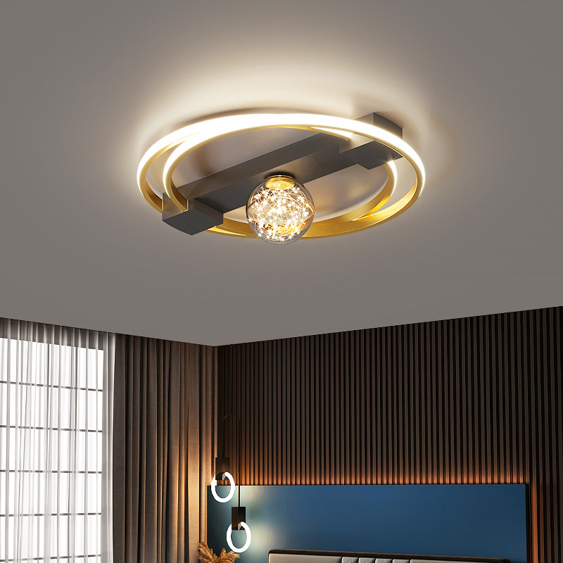 Bedroom Light New Master Bedroom Light Extravagant Stars Modern Minimalist Suction Top Room Living-room Rear Net Red Delicate Round