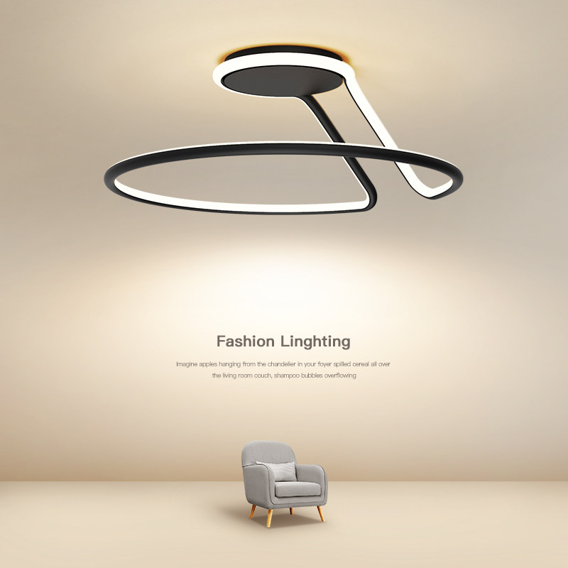 Minimalist delicate suction light led minimalist modern book room Dining Room Dining Room Light 2021 New Bedroom Main Lamp Round