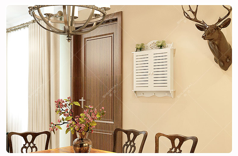 Sáng tạo hiện đại đơn giản hộp bìa hộp miễn phí đột lỗ đa chức năng phòng khách nhà hàng yếu hộp điện trang trí hộp bìa - Cái hộp hộp gỗ sơn mài