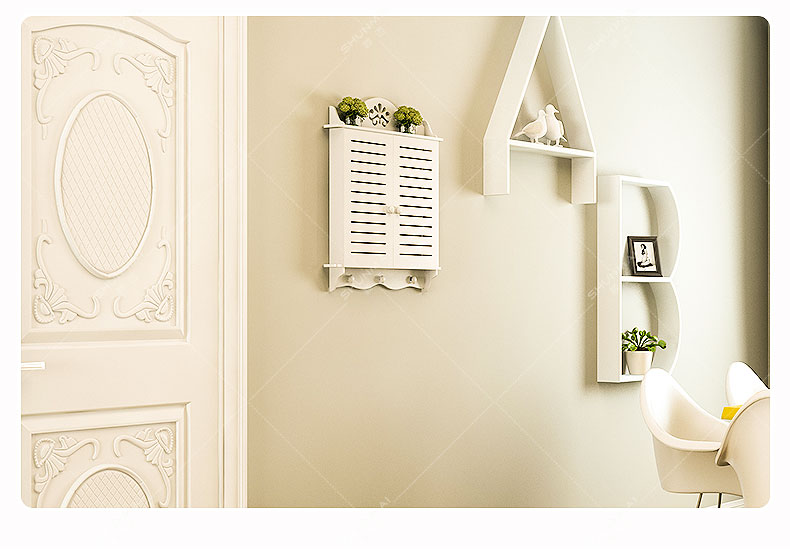 Sáng tạo hiện đại đơn giản hộp bìa hộp miễn phí đột lỗ đa chức năng phòng khách nhà hàng yếu hộp điện trang trí hộp bìa - Cái hộp hộp gỗ sơn mài