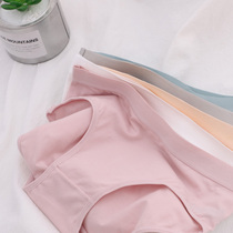 Touch Zhen love ~ Shu cotton material boutique basic section simple wide-brimmed Korean version of the waist briefs 012