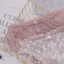 Misty star dream~Sweet ins translucent stars soft cute sexy little nene mesh panties female 017