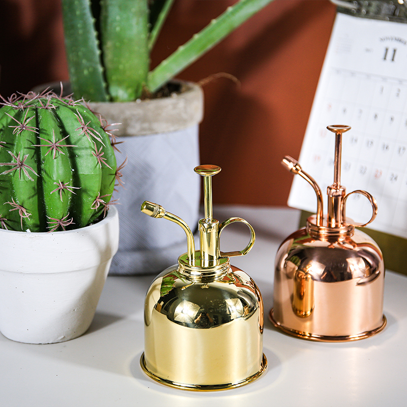 limiteria vintage brass kettle home garden watering flowers small spray type sprinkler water kettle watering kettle