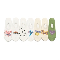 袜子女短袜浅口ins潮韩版船袜男卡通图案夏天日系运动风情侣袜