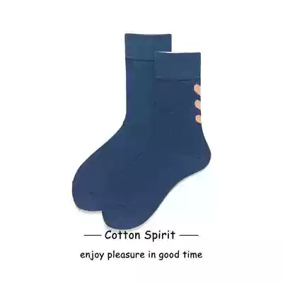 Cotton spirit socks love midline socks female Japanese Korean ins tide letter pure color cotton socks college style