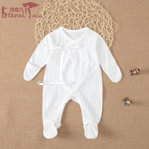  Baby one-piece clothes Summer newborn thin bag feet premature baby summer bag hands small size newborn baby monk clothes