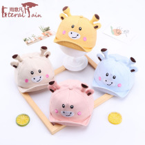  Baby hat Spring and autumn thin new born spring and summer cap cute super cute female male baby sun hat sunscreen