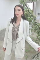 (LAMOBO exclusive) Heavy-pound customised full copper bead chain tumble edge turning western-style suit