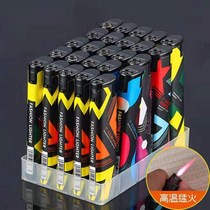 50 windproof lighters gas disposable inflatable creative custom plastic printing advertising home