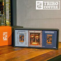 American TRIBO Coffee American hand rushed sugar-free Coffee powder imported boutique hanging Coffee gift box 5 packs * 3