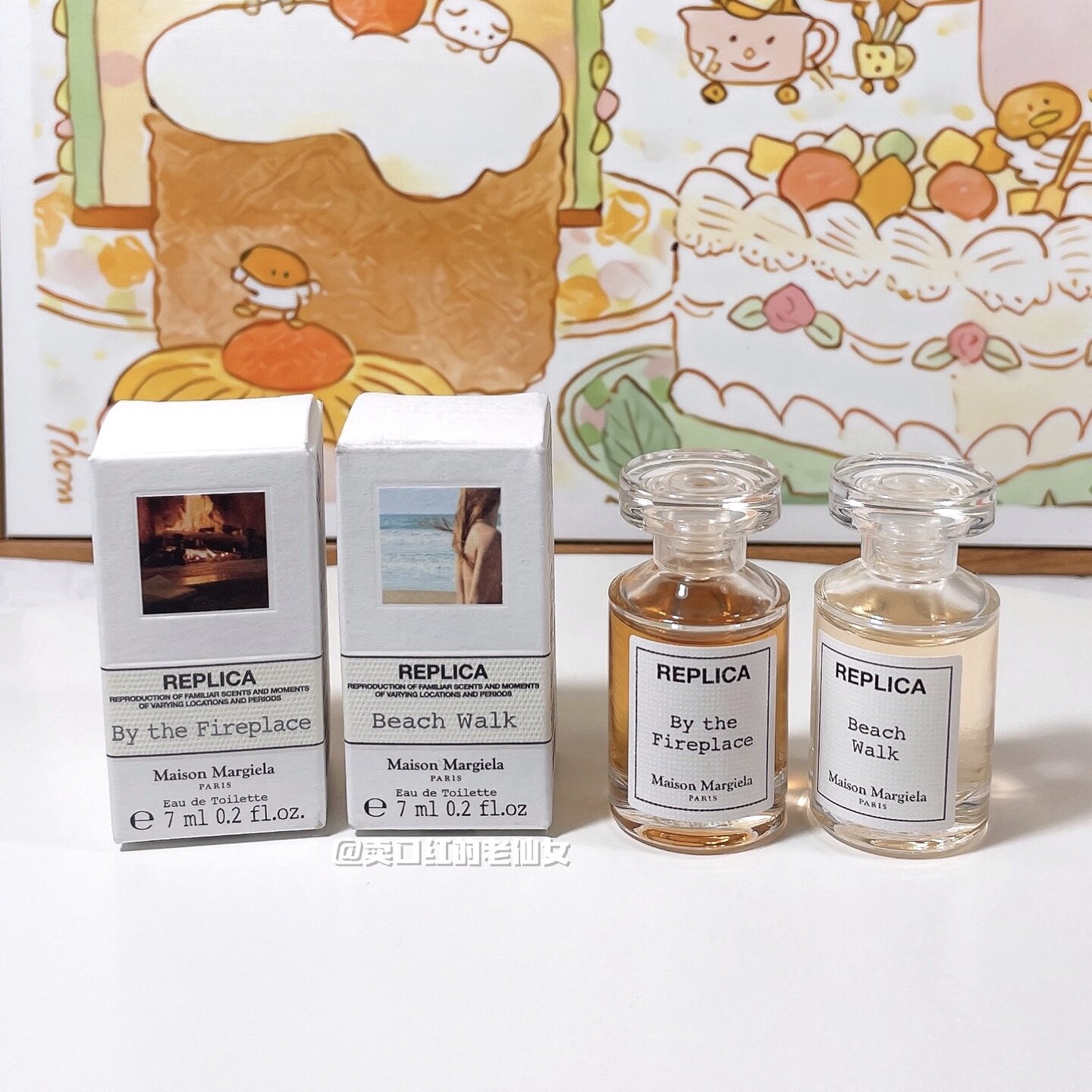 Spot Maison Margiela Martin Margila Beach Walk Fireplace Fire Fire Q Perfume 7ml